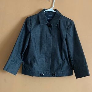 AK Anne Klein Stretch Denim Jacket. Size 6
